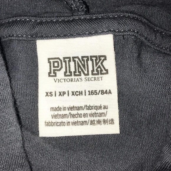 XS Victoria Secret’s PINK grey sweatshirt. - Picture 3 of 4